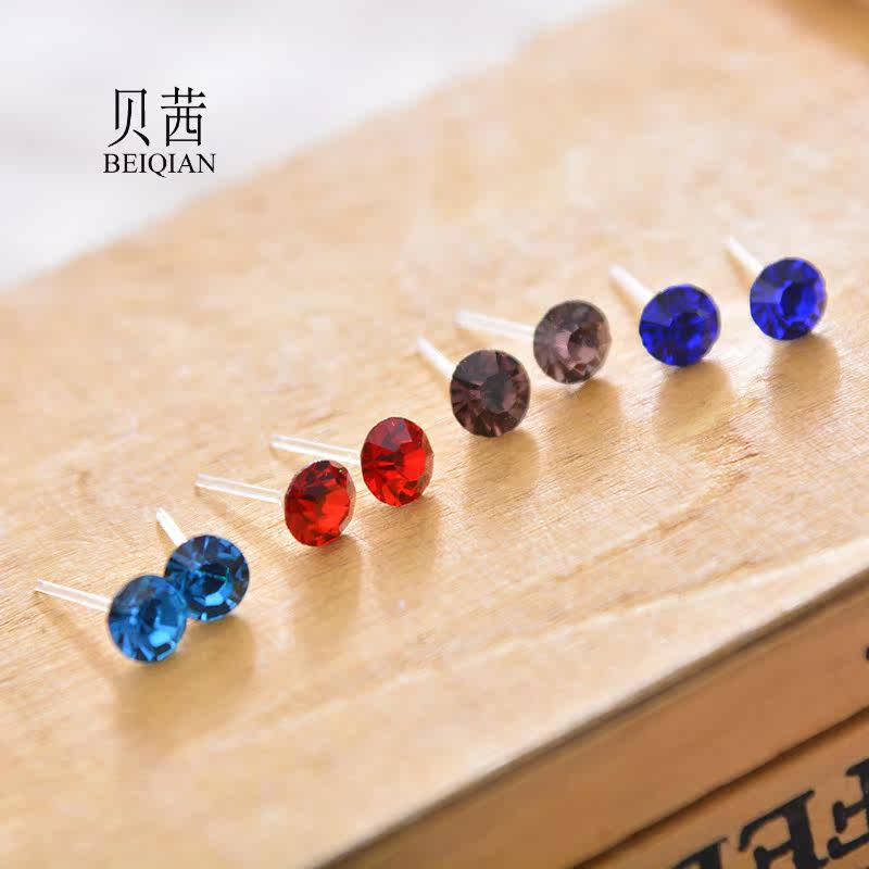 bq36对儿童洞耳环耳钉胶针盒装9.9 贝茜耳钉