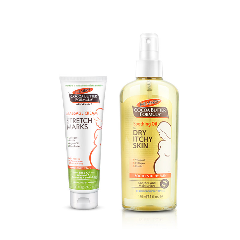 美国帕玛氏产前产后妊娠期纹路预防 欣德海外妊娠纹护理