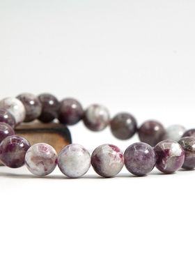 天然梅花碧玺手串男女情侣款手链