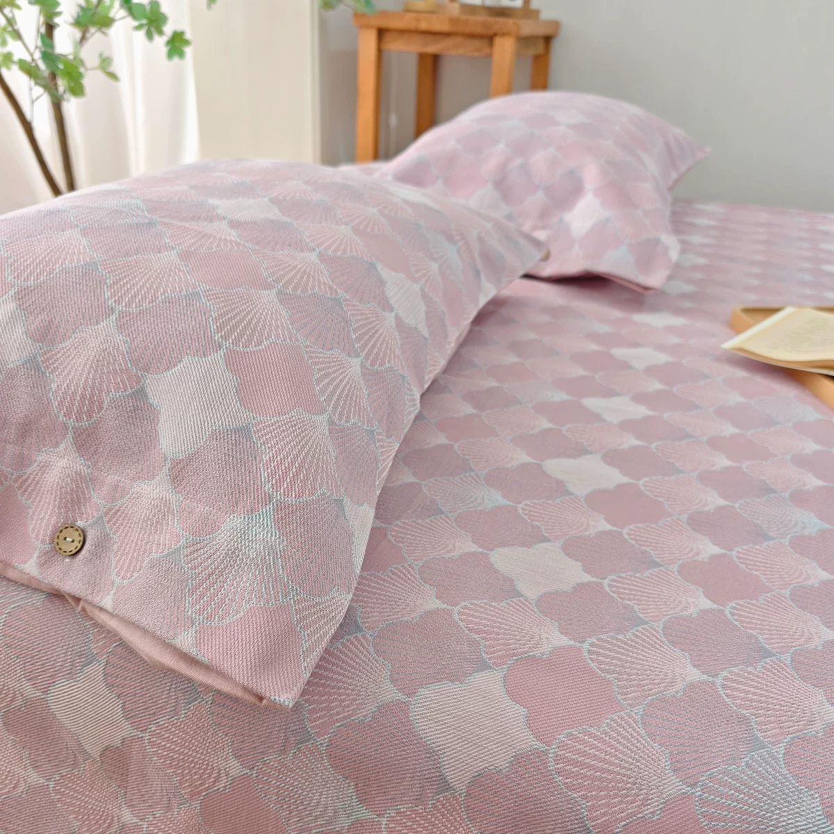 Elite cotton sheet, mat, set, increased thickness, 3 piece set