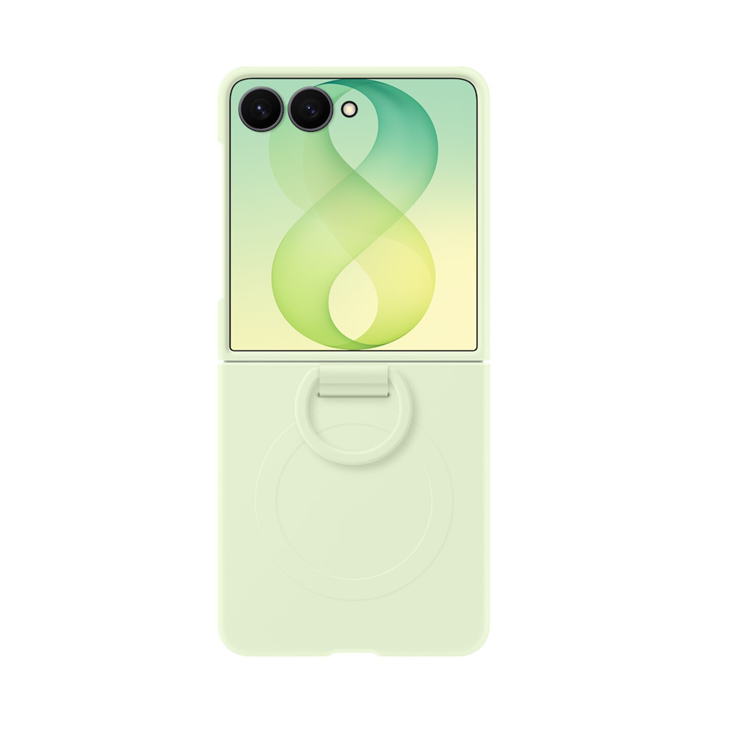 Samsung ZFlip8 Magnetic Ring Anti-fall Case