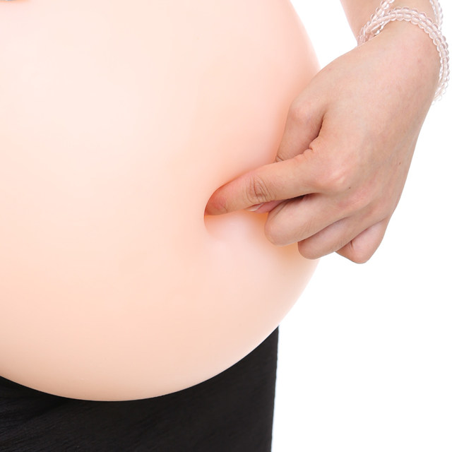 Silicone fake belly for pregnant women simulation extra large