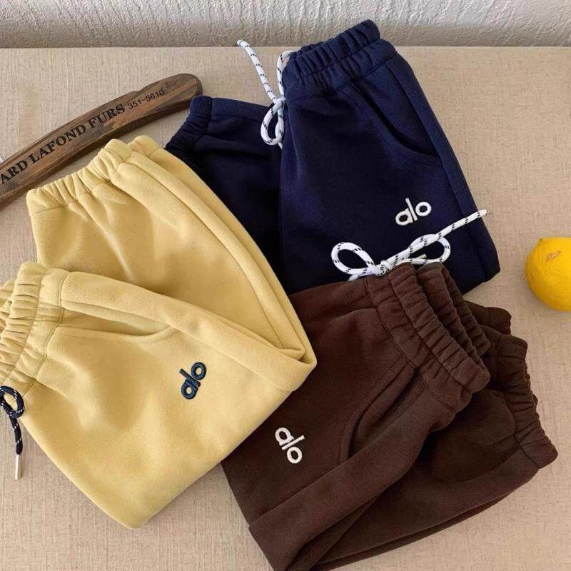 儿童运动裤纯色春秋新款男童束脚休闲裤韩版潮牌刺绣宝宝女童卫裤,淘宝优惠券,粉丝福利购,淘宝优惠卷