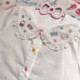 RichGirl ສາວງາມກາຕູນ embroidered rainbow candy doll collar all-match lace star shirt inner top