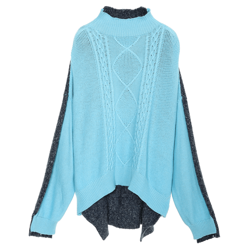 裂帛高领宽松女2020春装新款风毛衣 裂帛立天毛衣