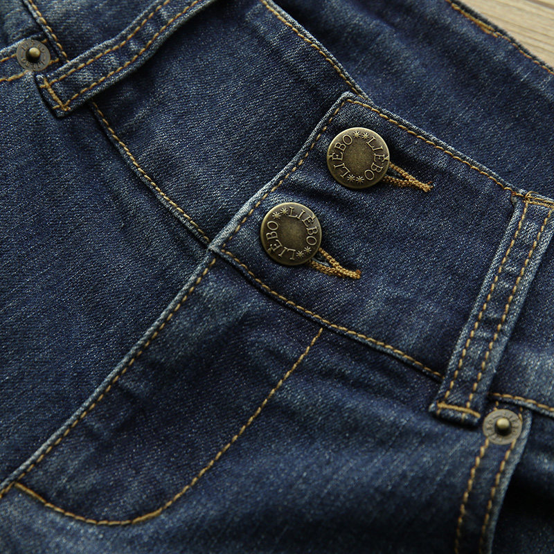 裂帛2020春装新款女民族刺绣牛仔裤 裂帛立天牛仔裤