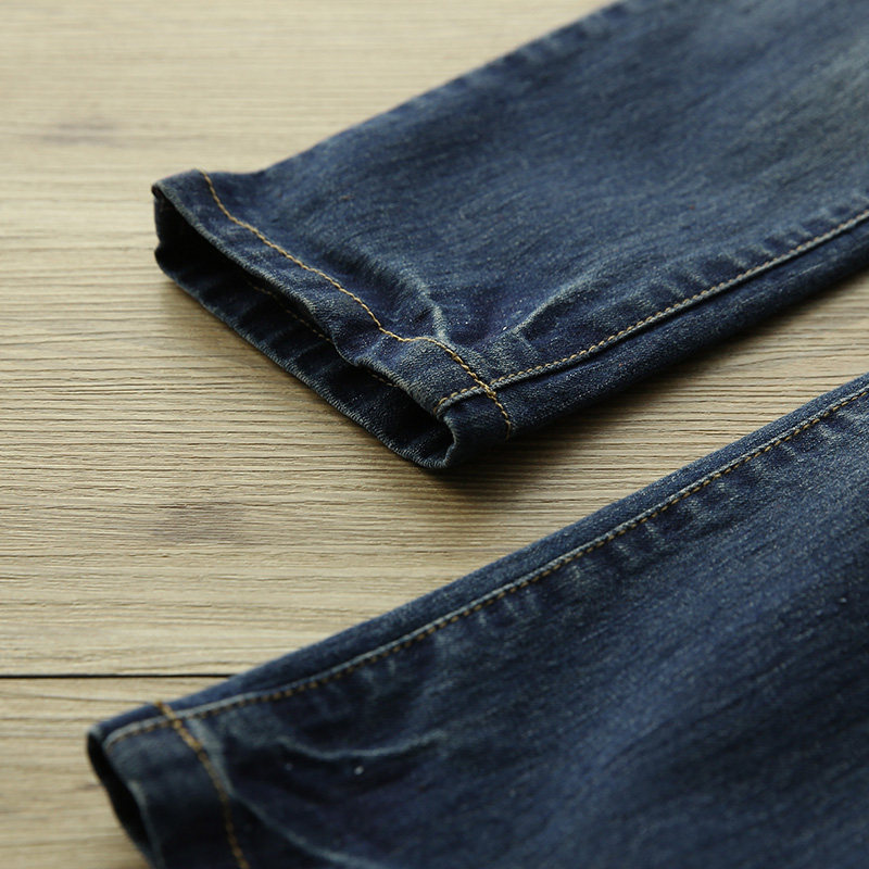 裂帛2020春装新款女民族刺绣牛仔裤 裂帛立天牛仔裤