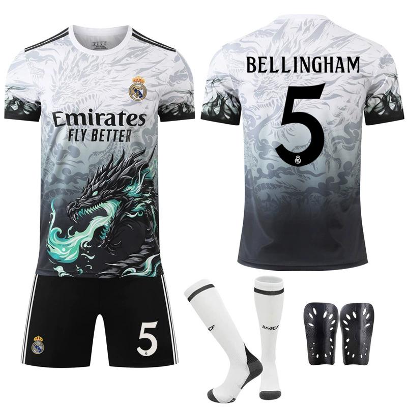 2425皇马青龙纹纪念版球衣9号姆巴佩7维尼修斯C罗贝林厄姆足球服 - 图3