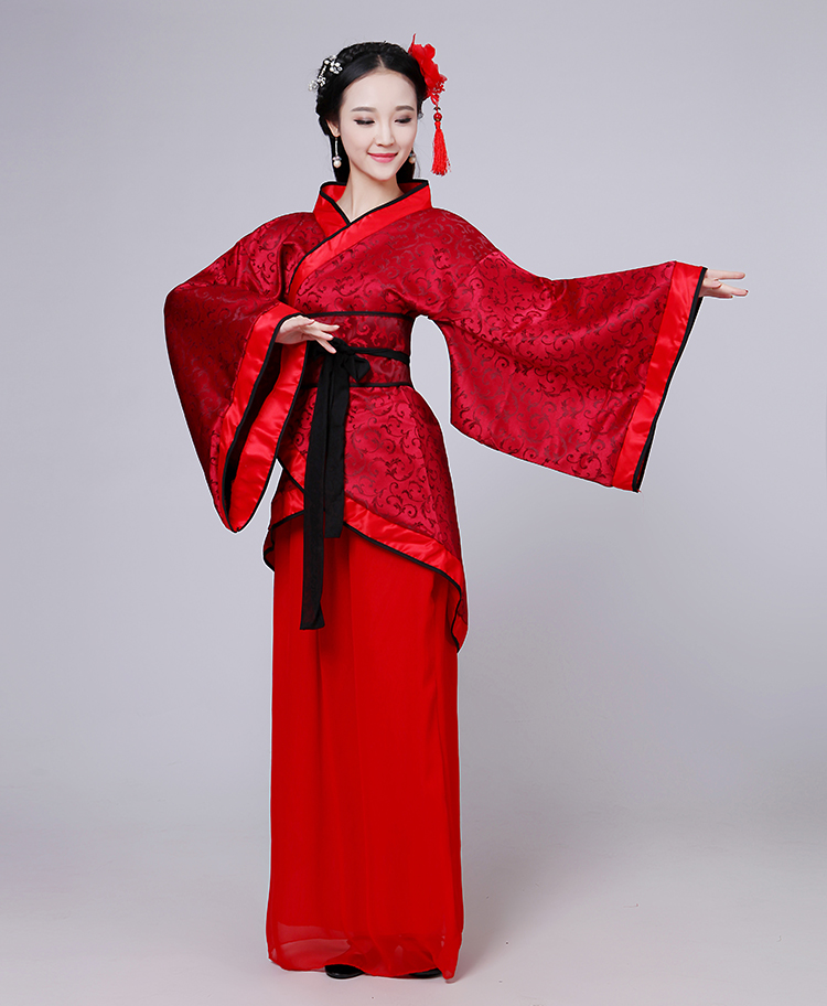 蜜糖依恋旗舰店七夕牛郎织女唐装汉服女装曲裾襦裙新娘婚服结婚礼服古装服装仙女2