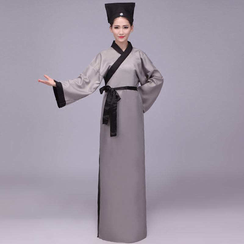 蜜糖依恋旗舰店古装汉服直裾深衣书生深衣男侠客服装 书生装才子服 古代学生装2