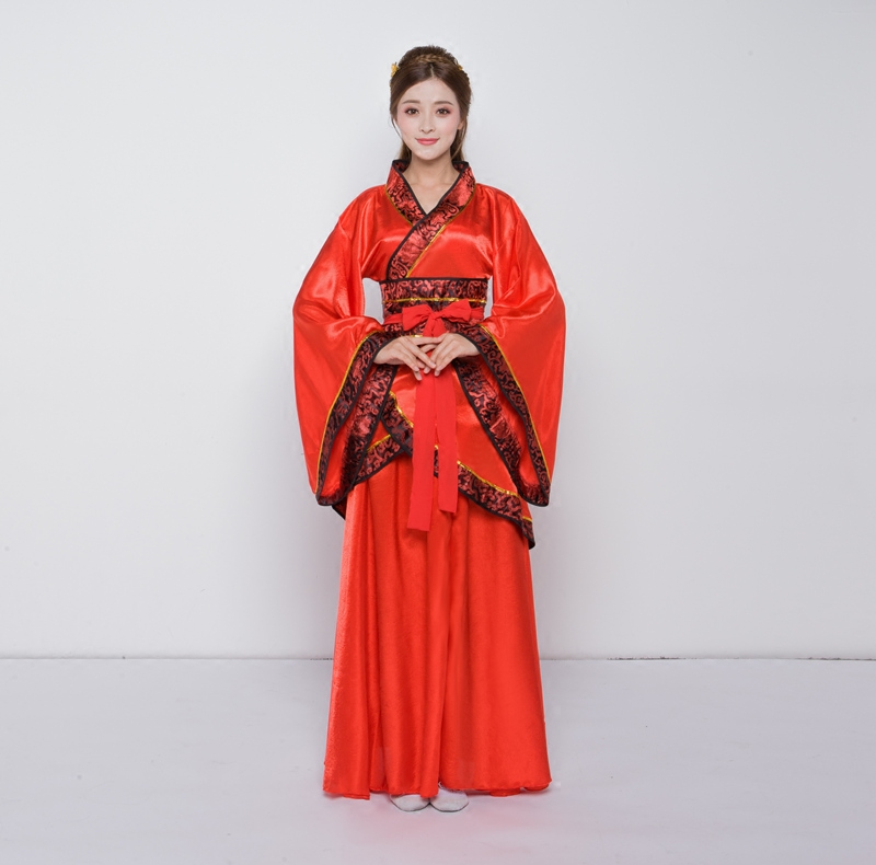 蜜糖依恋旗舰店汉服女装汉服曲裾古装服装汉服民族服装舞台装女古装曲裾演出服装1