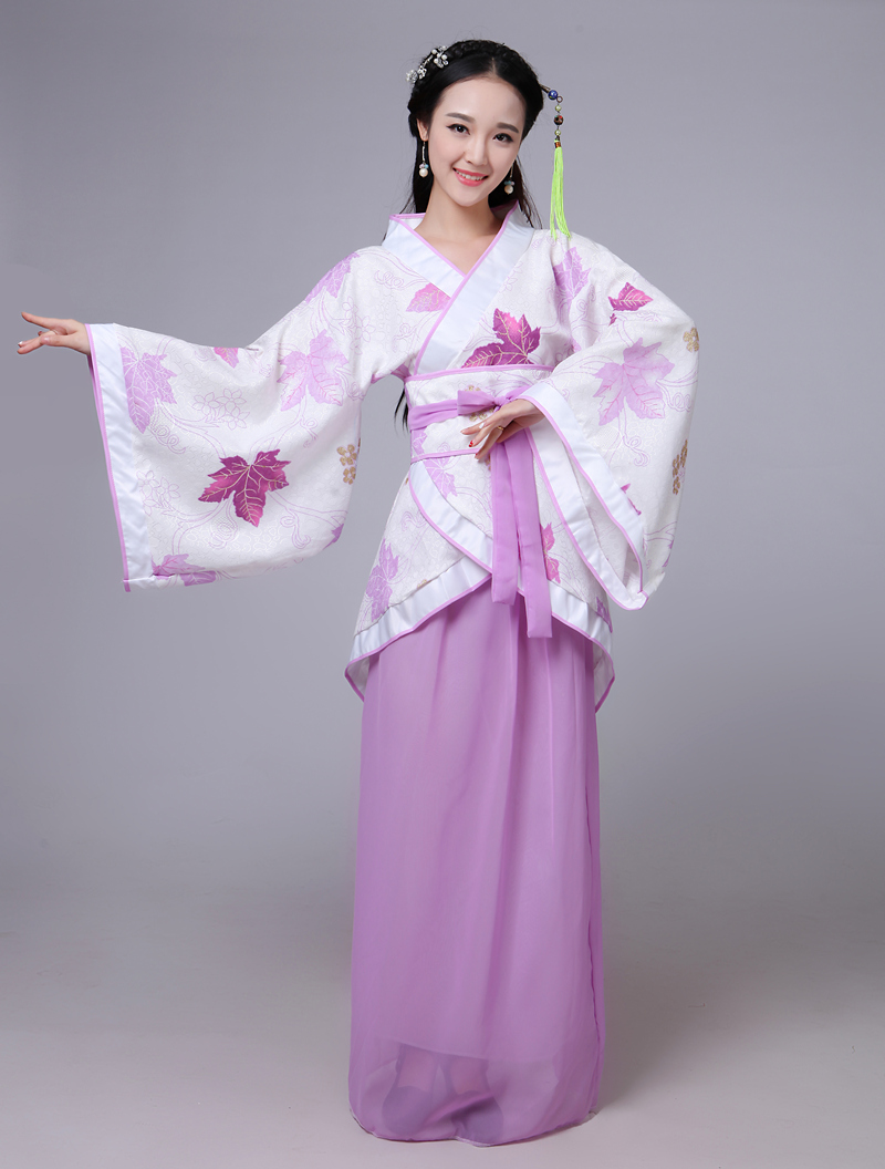 蜜糖依恋旗舰店古装女唐装汉服正规双绕曲裾表演服写真仙女襦裙成人礼演出服服装3