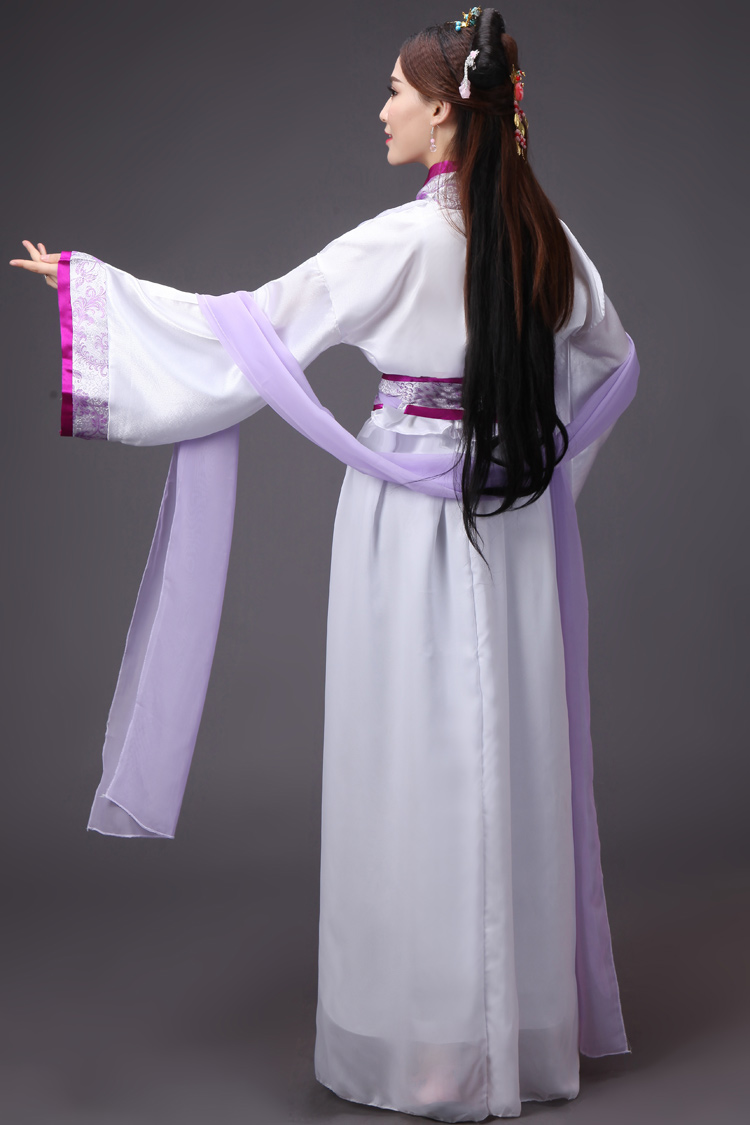 蜜糖依恋旗舰店古装服装仙女 演出服七仙女 改良汉服女装唐装汉服服装襦裙送披帛3