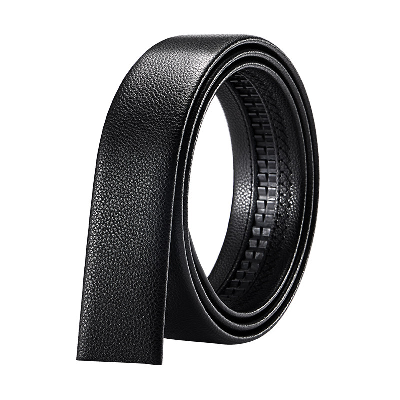 【无扣头】柒牌男装配饰皮带不带头2025新款男士无头腰带裤腰带