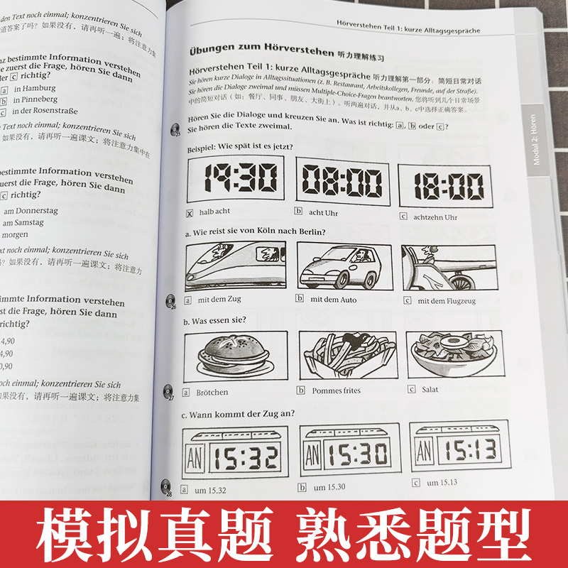 外教社歌德证书A1备考指南上海外语教育出版社歌德证书考试指南歌德语言证书欧标德语等级考试指导歌德学院德语考试留学德国-图1