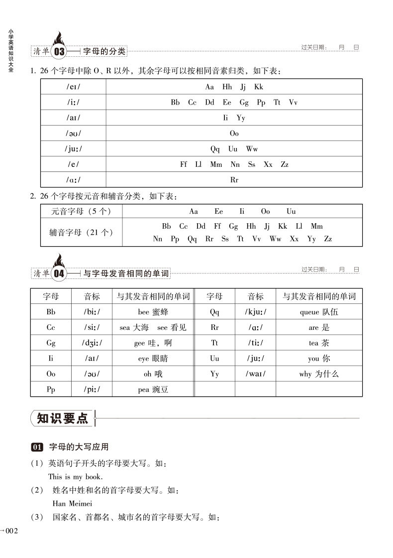 开心教育小学英语知识大全人教版一到六年级 小学1-6年级知识点全收录小考真题小学生测试卷单元测试考点全讲7-12岁教辅