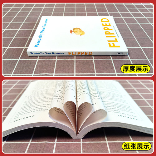 怦然心动英文原版 Flipped Penguin Random House US从未忘记你的初恋 韩寒推荐同名电影原著小说英文原版 killwinner怦然心动英文 - 图1