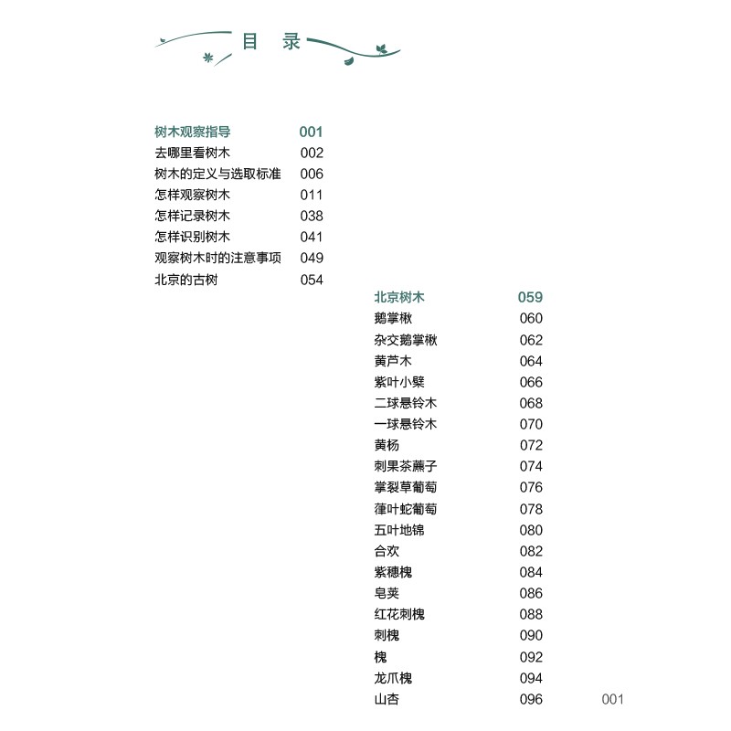 北京自然观察手册 树木 无穷小亮张辰亮推荐 王辰吴昌宇博物科普书籍 教你如何观察记录识别树木百科全书图鉴指南中小学生课外读物 - 图0