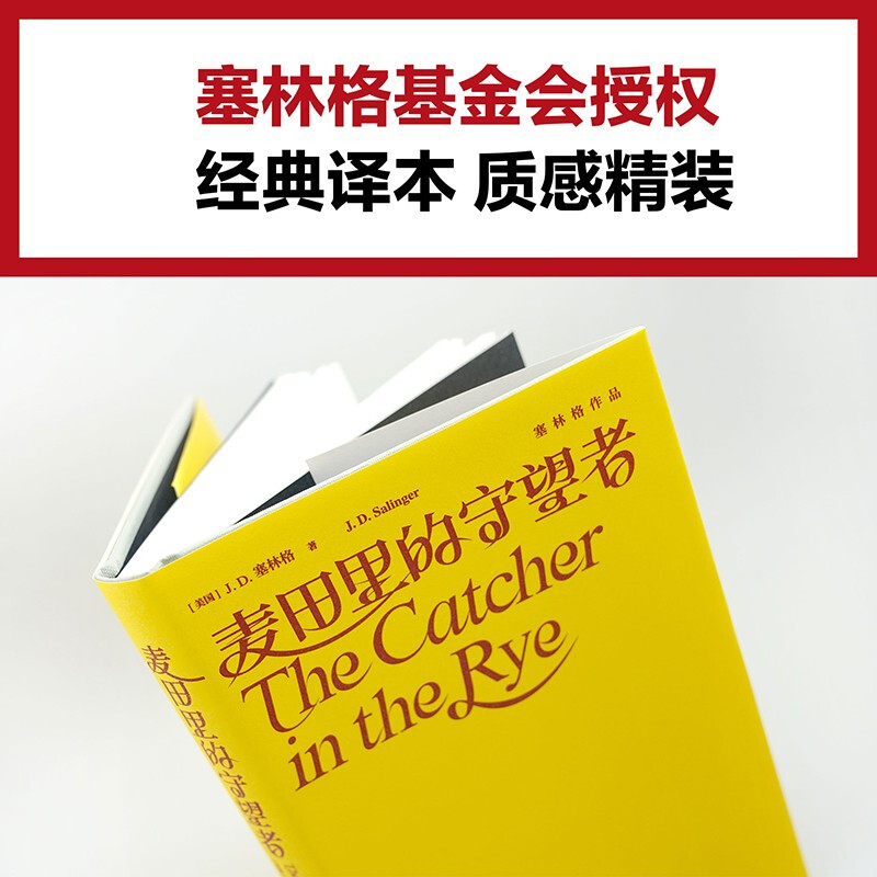 【官方正版】麦田里的守望者(精装纪念版) 塞林格作品集原著中文版二十世纪百佳小说 入选 各大名校书单 经典文学名著外国小说书籍 - 图1