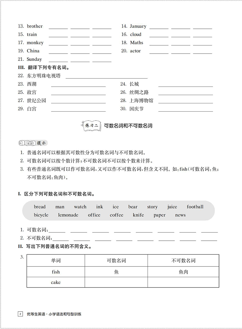 优等生英语小学语法和句型训练小学生英语语法大全书三四五六年资优生资料语法习题集单词词汇短语句型语法训练与同步阅读训练书籍-图3