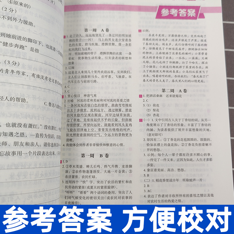 23版木马头阅读小卷小学语文六年级上册A版小学6年级上册人教版活页检测试卷随堂练习分级阅读训练阅读理解专项训练书阅读力测评-图2