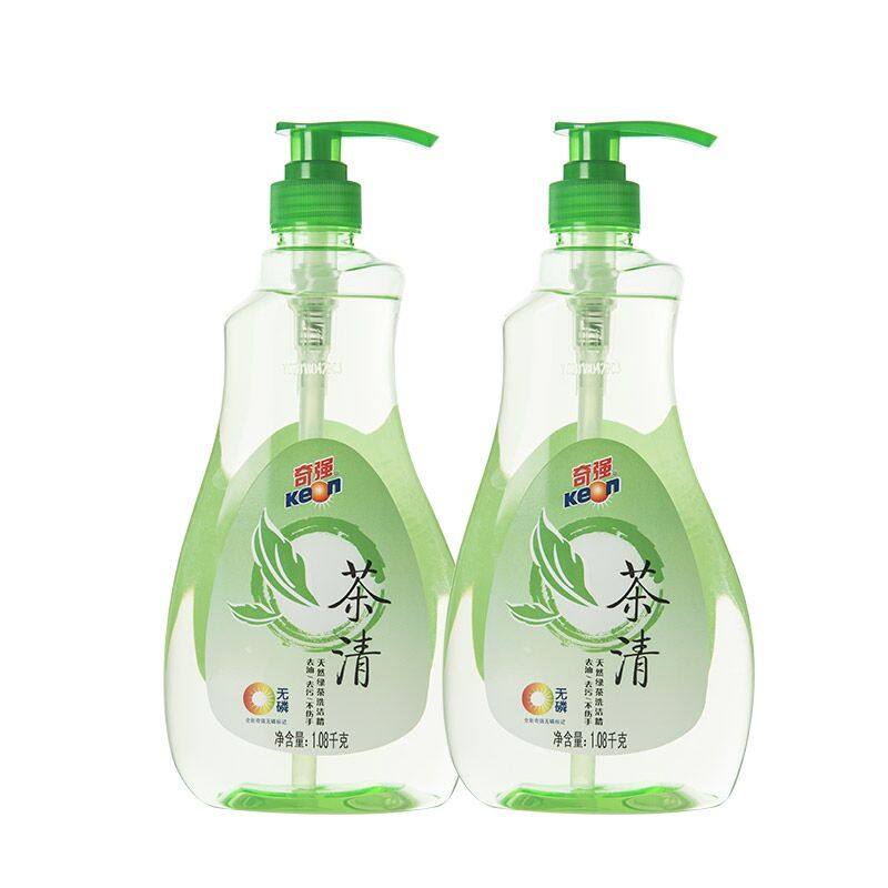 奇强1.08 kg 2瓶茶香去油污洗洁精 奇强洗洁精