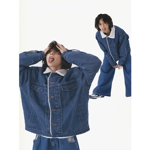 Ретро джинсовый вкладыш, куртка