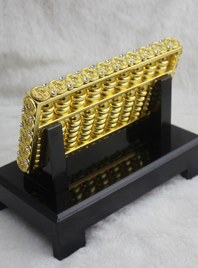 如意风水合金算盘摆件商务工艺品