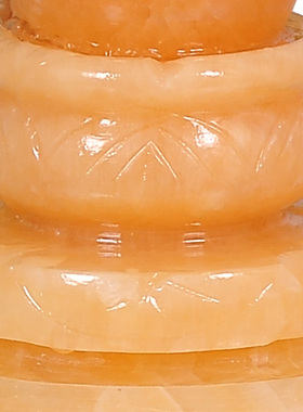 新房流水摆件天然透光招财新中式