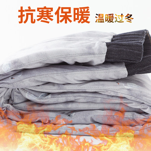 牛仔羽绒裤女外穿直筒2025冬季新款显瘦高腰加厚白鸭绒保暖棉裤子 - 图1