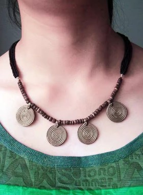 圆珠链民族风复古铜制可调节女