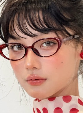 猫眼防蓝光二次元辣妹近视眼镜框