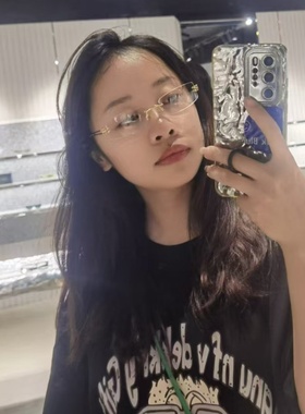 GM眼镜无边框浅色太阳镜女Jennie