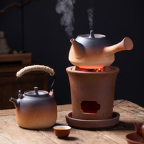 Chaoshan Red Clay Charcoal Stove Wind Stove Tsai Cooking Tea Ware Ceramic Burning Water Pot Health Preserving Pottery Pot Retro Qutian Tea Stove Outdoor