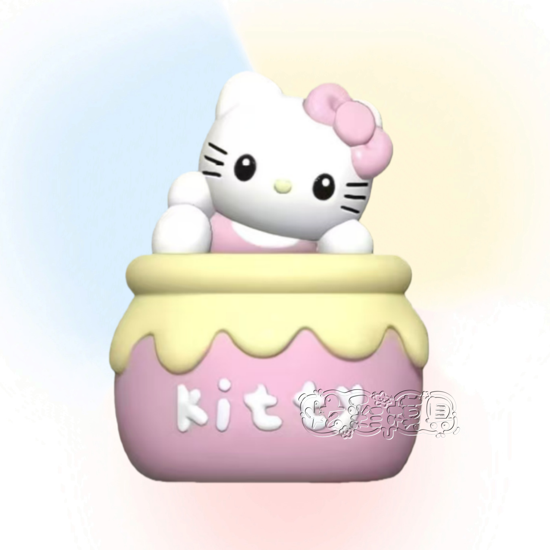 爆款DIY蜜罐KT猫小熊涂鸦模具彩绘石膏娃娃乳胶立体磨具卡通手绘D,淘宝优惠券,粉丝福利购,淘宝优惠卷