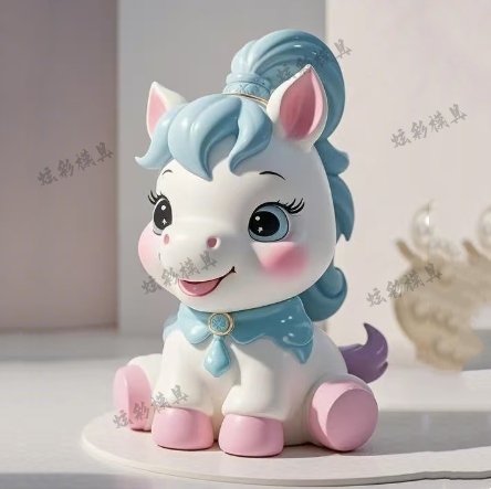 爆款DIY马年可爱涂鸦模具彩绘石膏娃娃乳胶立体磨具卡通手绘3d,淘宝优惠券,粉丝福利购,淘宝优惠卷