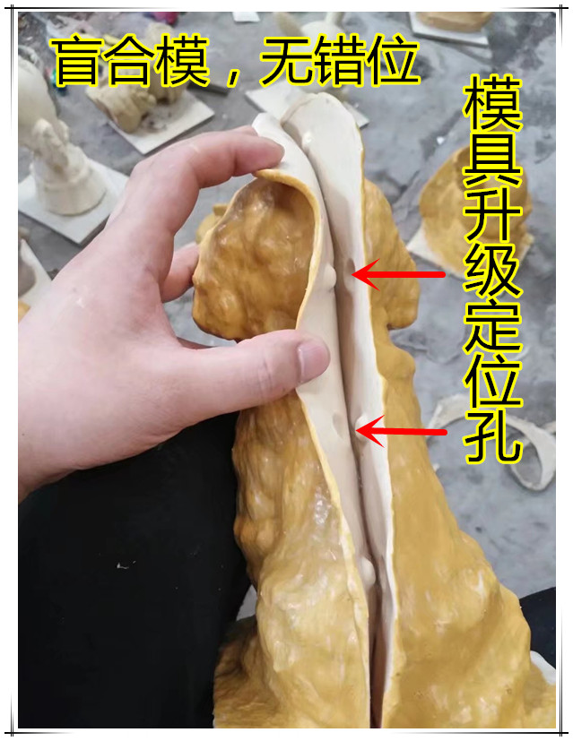 小立体白雪公主蜡笔小新粉红豹凯蒂猫熊卡通乳胶彩绘石膏娃娃模具-图1