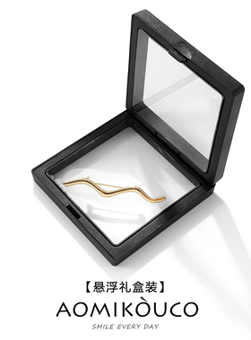 极简曲线条纹胸针别针防走光配饰
