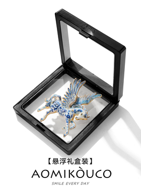 彩色飞马独角兽胸针胸花别针配饰