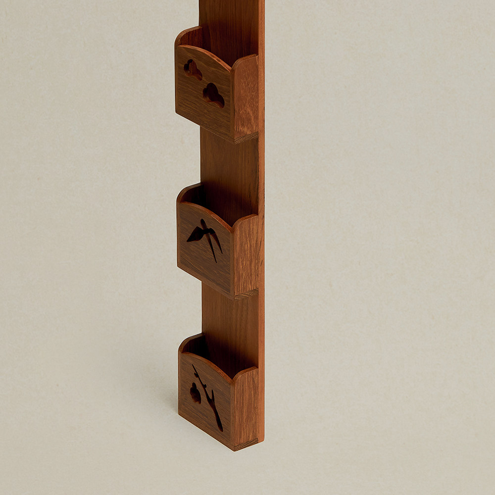 入云屋 隅叙中古孤品复刻款壁挂 松竹梅镂花 勺叉干花实木收纳盒,淘宝优惠券,粉丝福利购,淘宝优惠卷