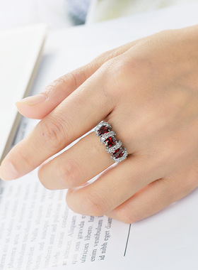 轻奢欧美风锆石女士戒指