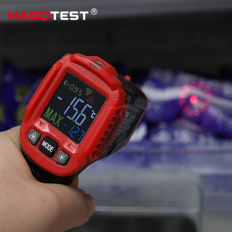 华博HT650A红外线测温仪工业温度测试仪高精度手持测温枪家用厨房,淘宝优惠券,粉丝福利购,淘宝优惠卷