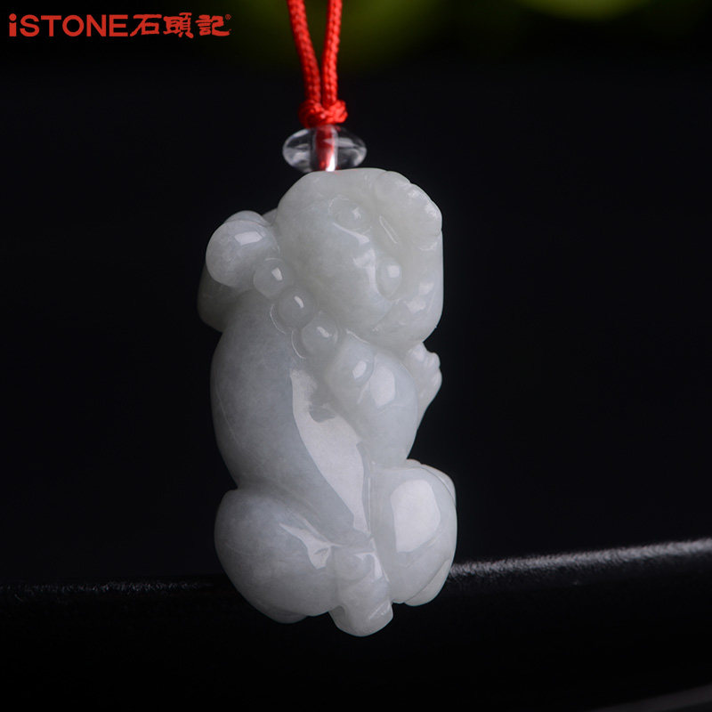istone /石头记翡翠貔貅吊坠 石头记饰品颈饰