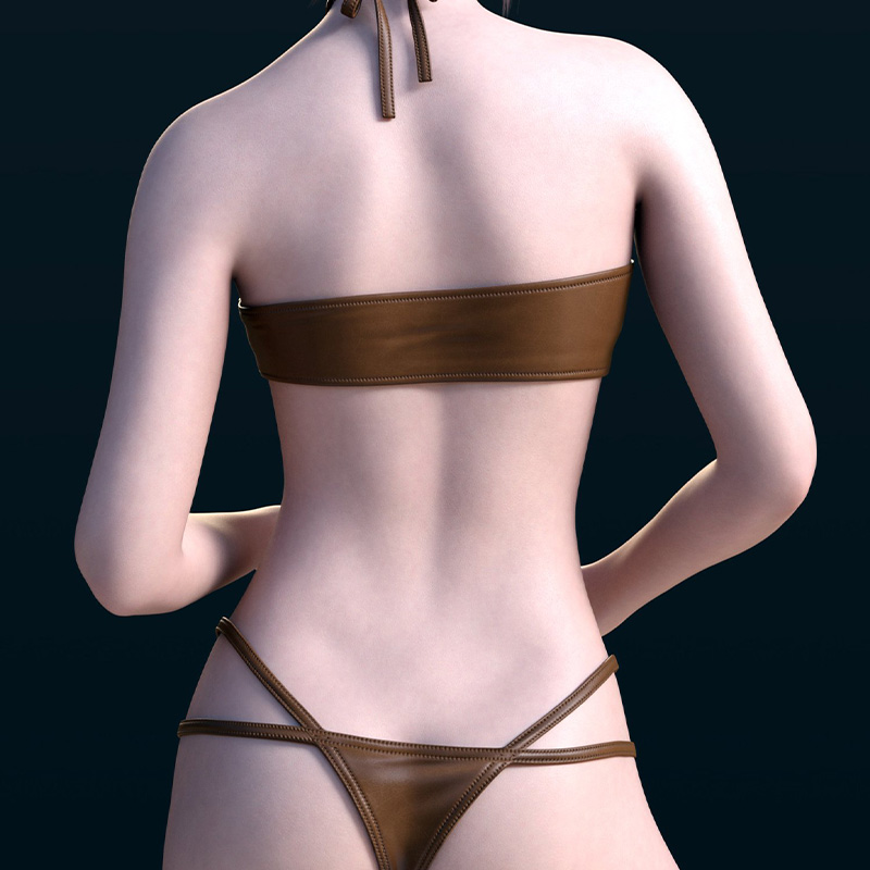 Daz3D素材模型资源衣服BS Succubus Lingerie SetforGenesis9魅魔 - 图1