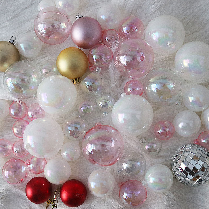 INS网红炫彩幻彩泡泡七彩透明球生日蛋糕装饰摆件金球银球插件,淘宝优惠券,粉丝福利购,淘宝优惠卷