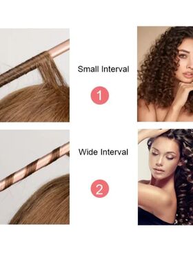 Mini Hair Curling Iron 9mm Curler Wand Professional Curly To