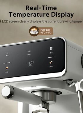 Coffee Maker Espresso Coffee Machine With Milk Frother Wand