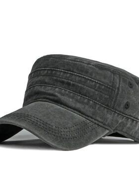 Men's Flat Top Solid Army Baseball Caps Boy Hunting Military