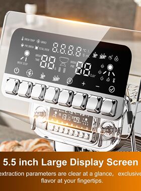 New 15 Bar Pump Electric Coffee Maker Manual Espresso Machin