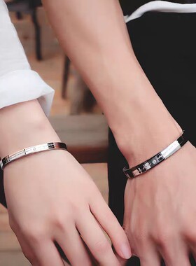 官方正品CELIE KALRA手镯一对可刻字男女玫瑰金手环彩金手链礼物